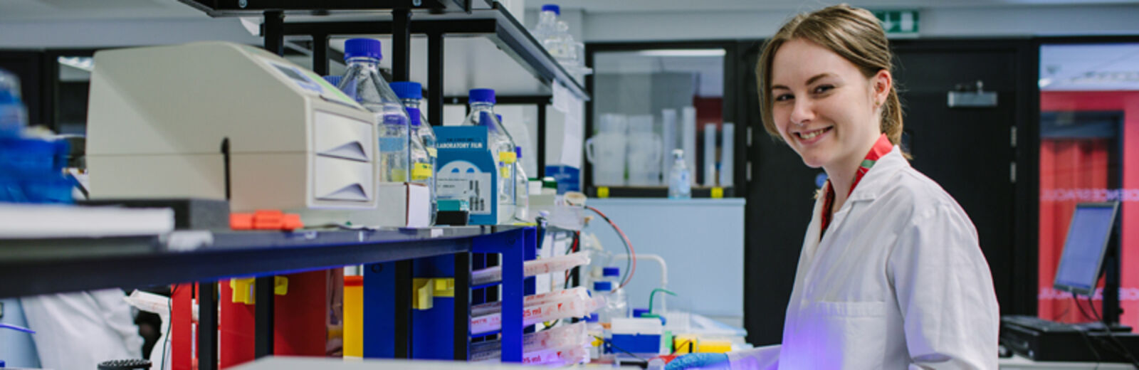 Female scientist in the lab