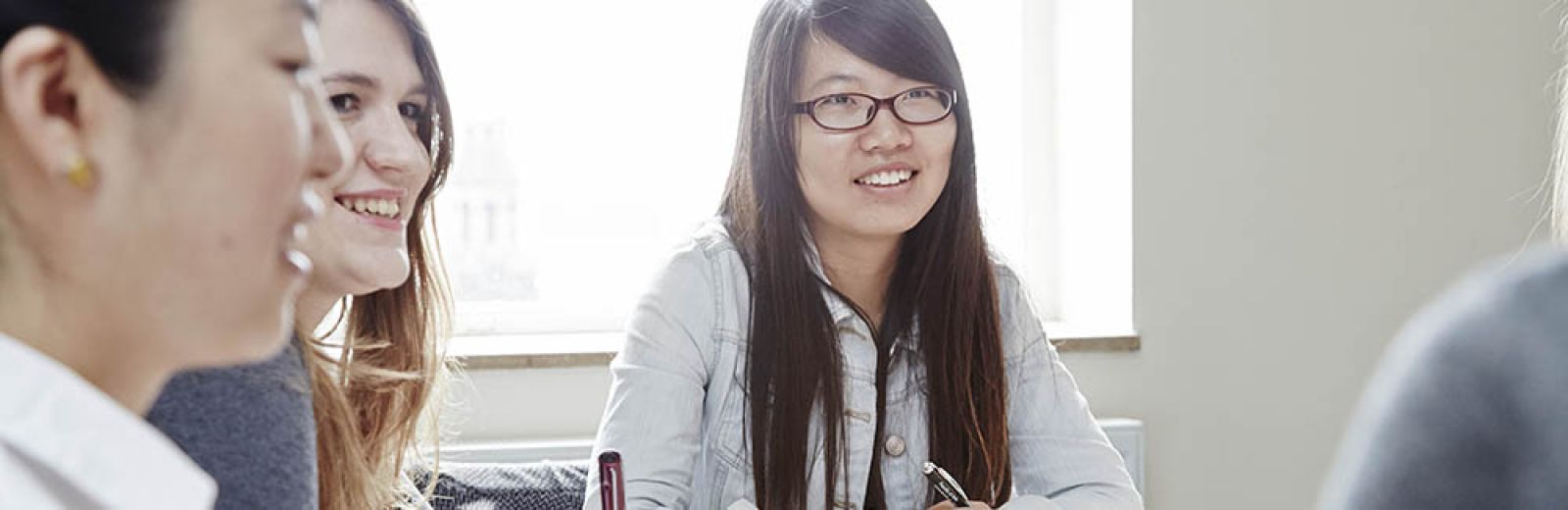 Students in tutorial