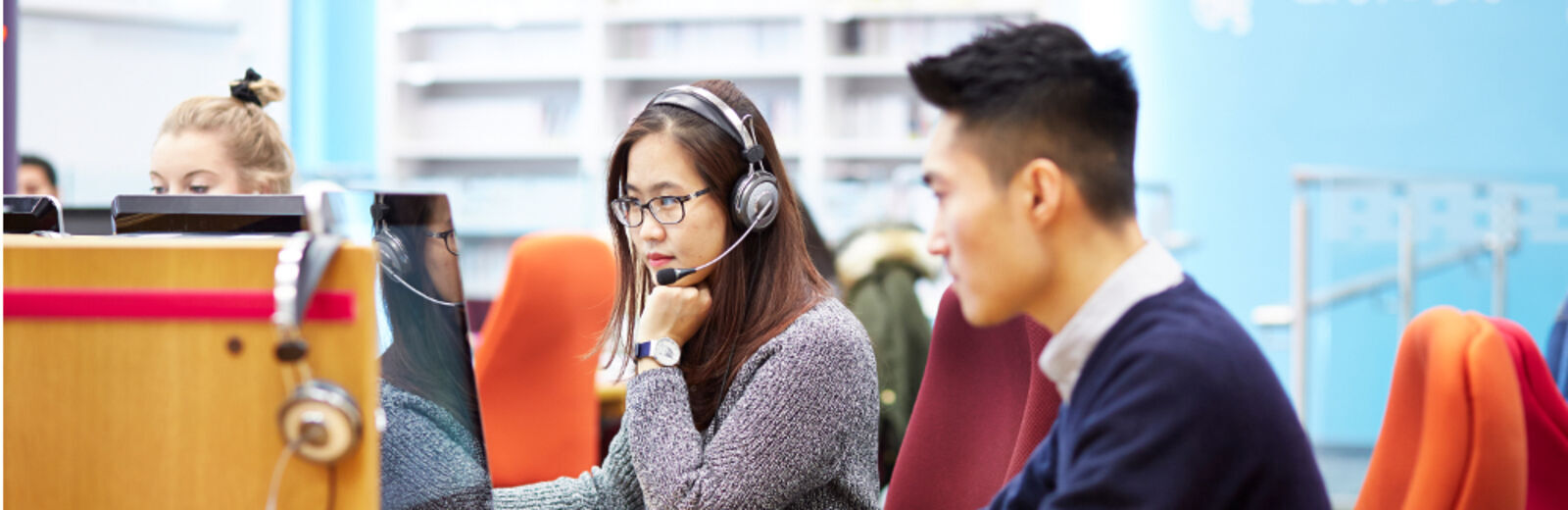 Students in the Language Zone