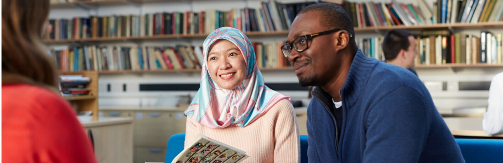 Students talking